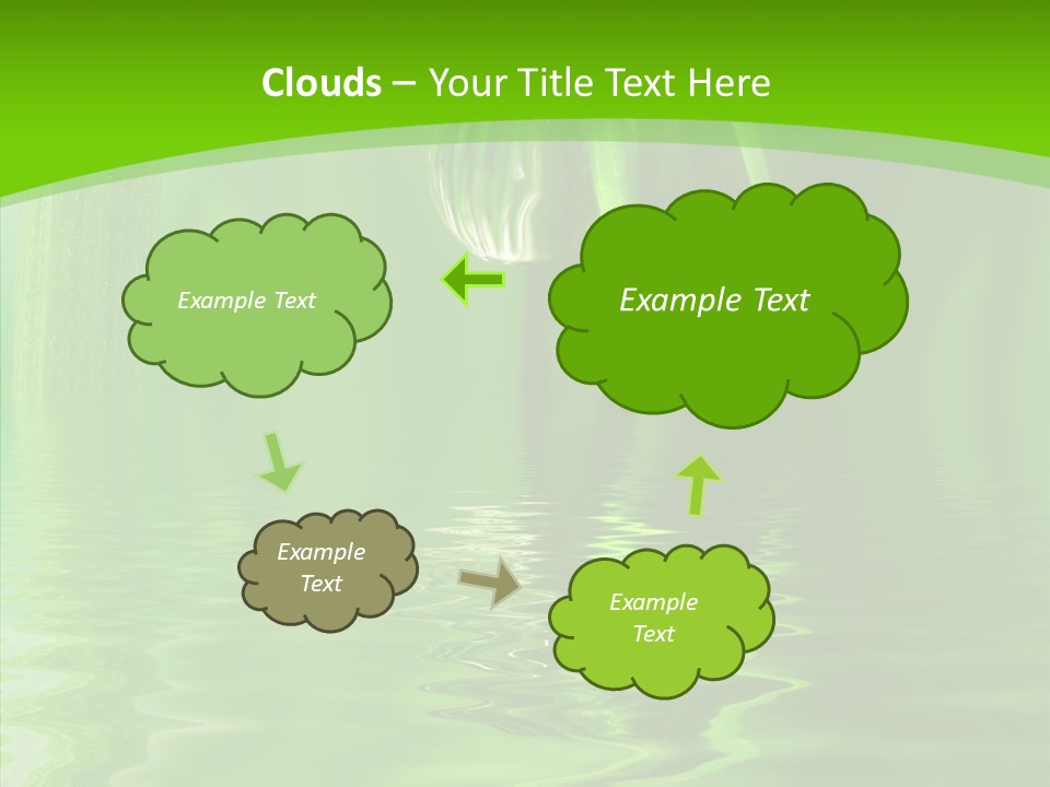 Transparent Bubble Weather PowerPoint Template