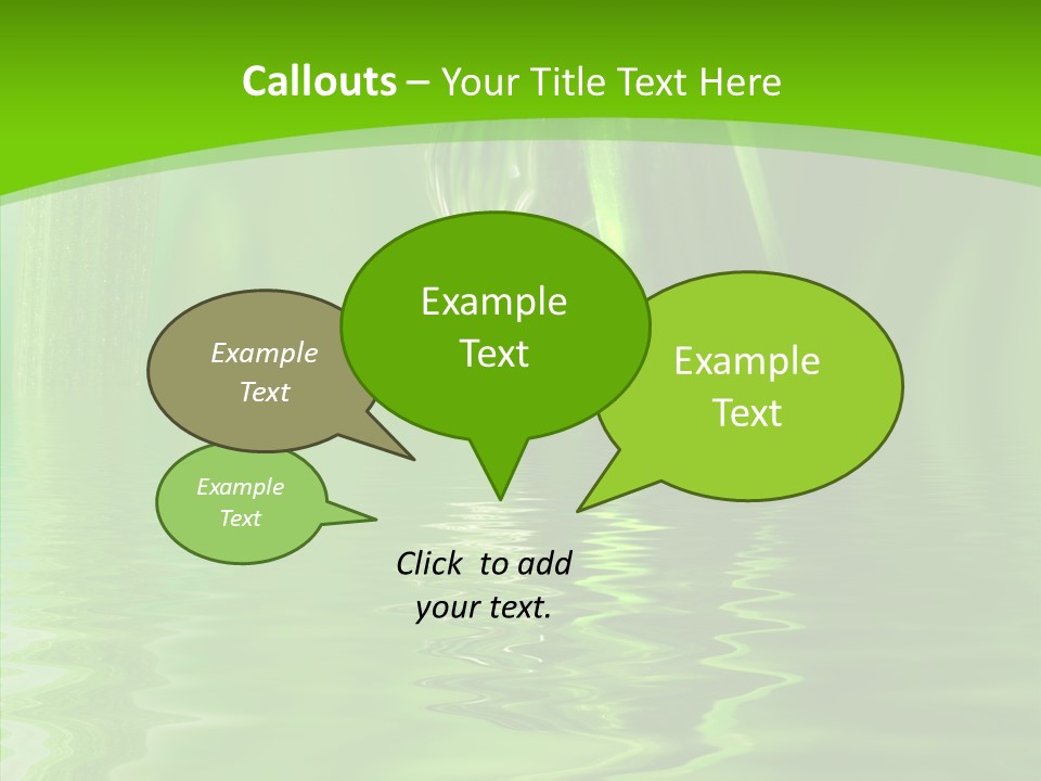 Transparent Bubble Weather PowerPoint Template