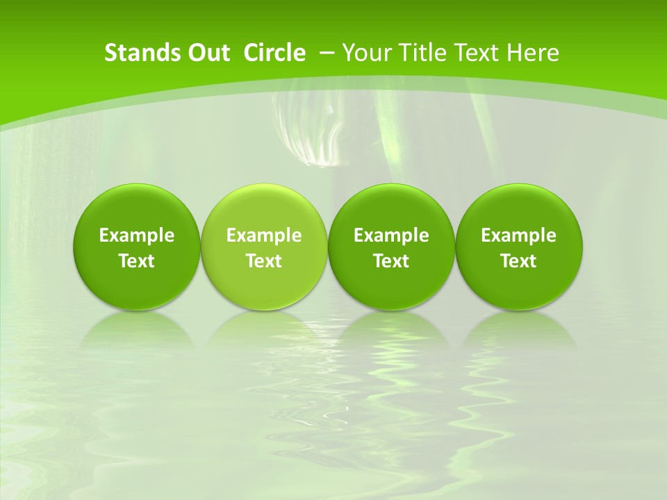 Transparent Bubble Weather PowerPoint Template