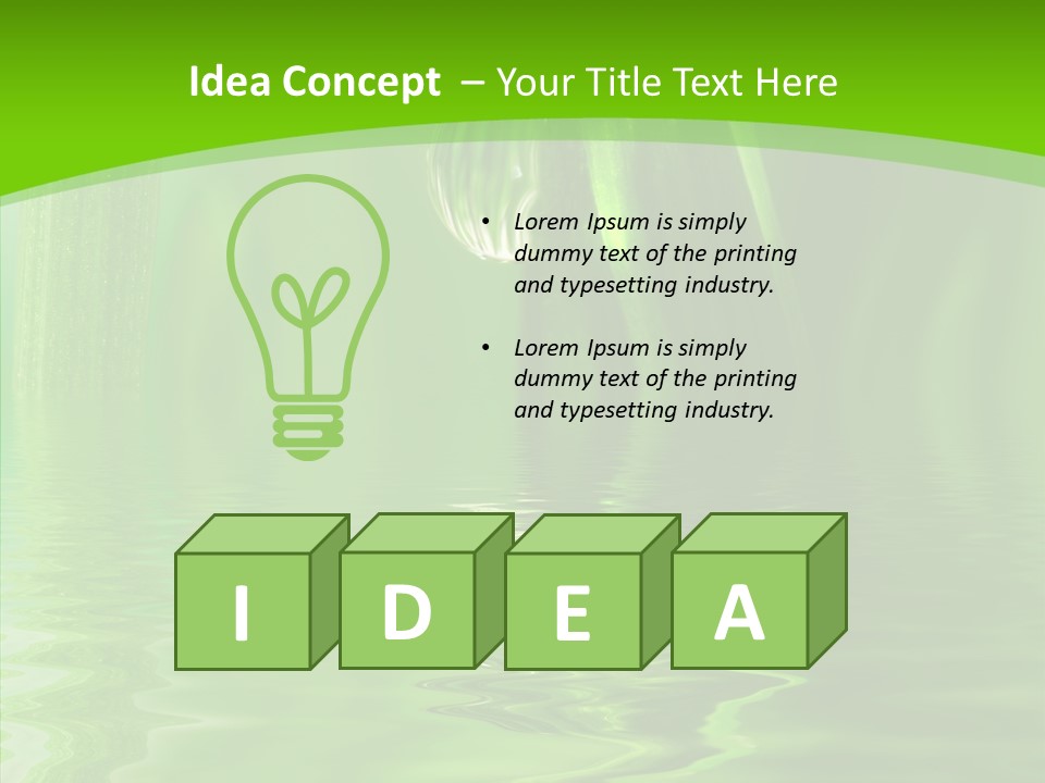 Transparent Bubble Weather PowerPoint Template