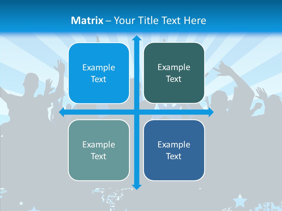 Crowd Man Roll PowerPoint Template