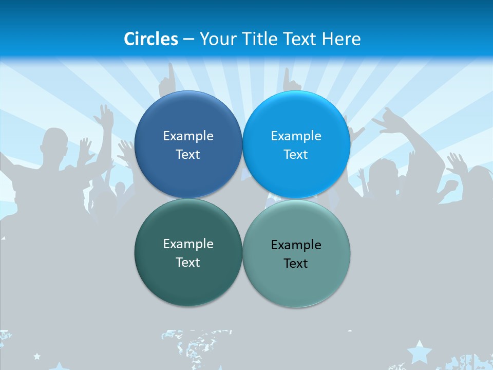 Crowd Man Roll PowerPoint Template