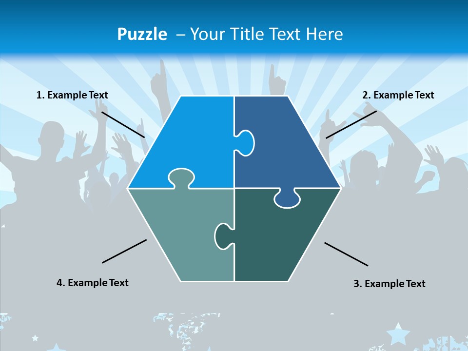 Crowd Man Roll PowerPoint Template