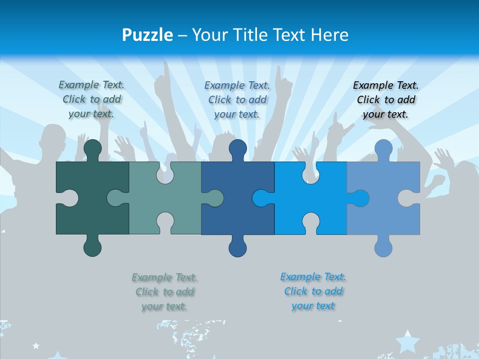 Crowd Man Roll PowerPoint Template