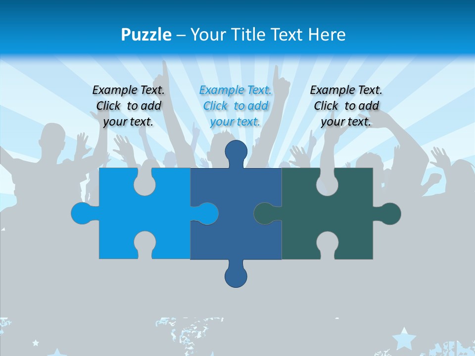 Crowd Man Roll PowerPoint Template