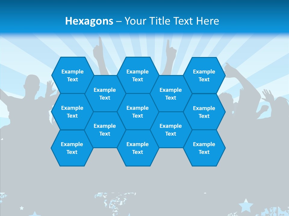 Crowd Man Roll PowerPoint Template