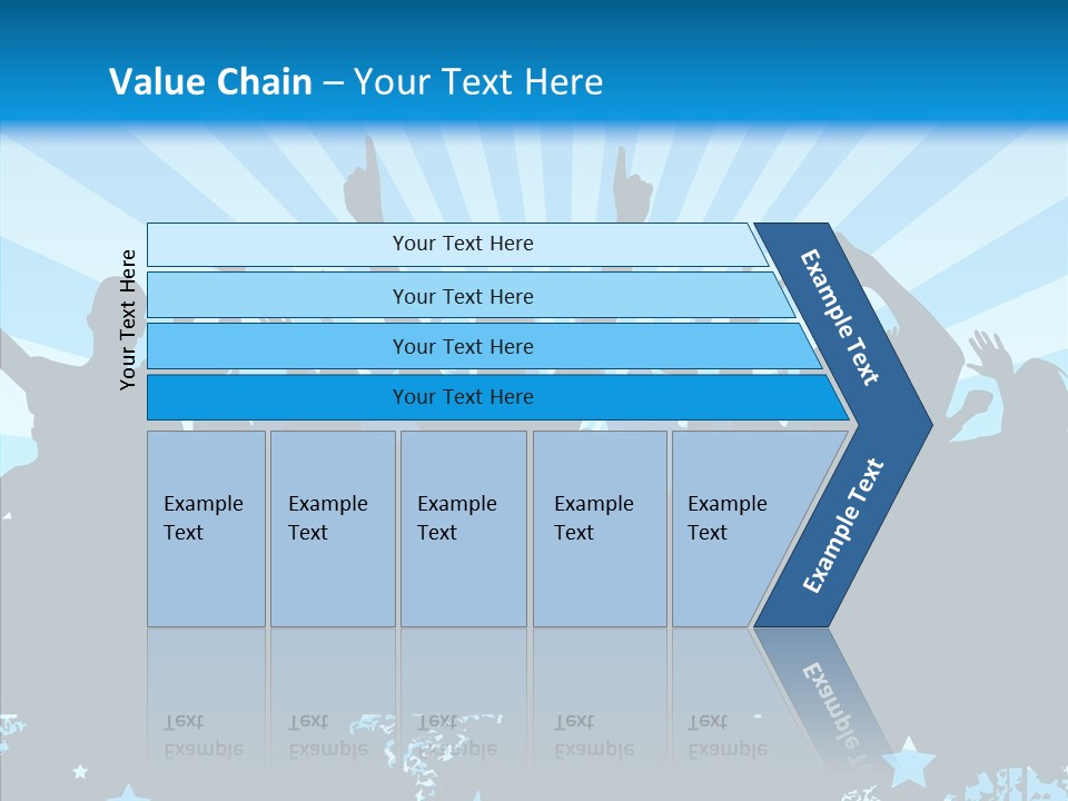 Crowd Man Roll PowerPoint Template