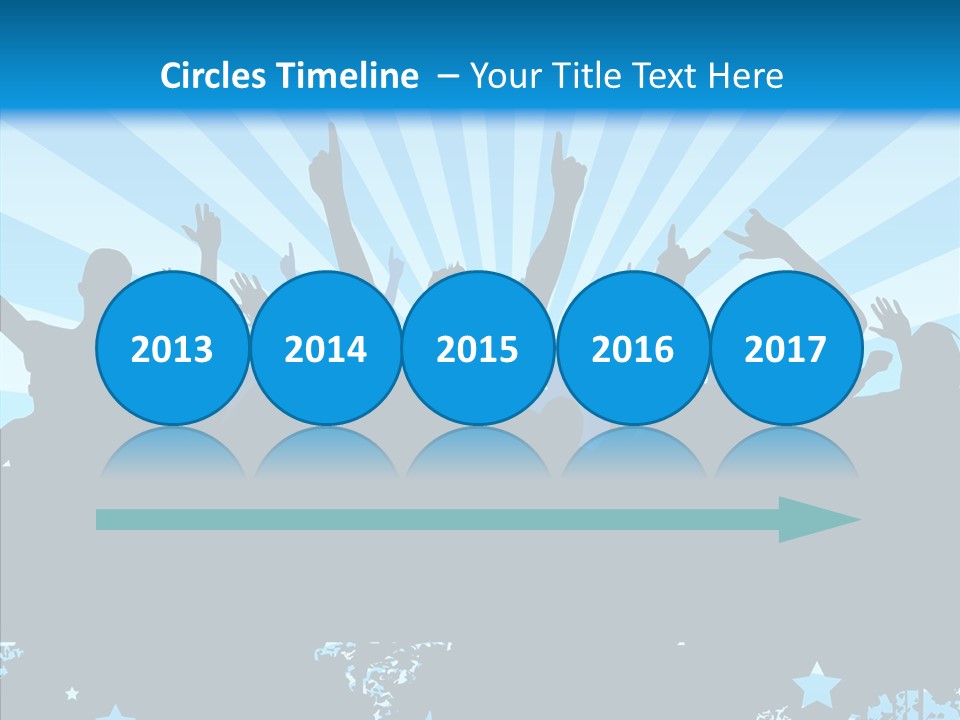 Crowd Man Roll PowerPoint Template