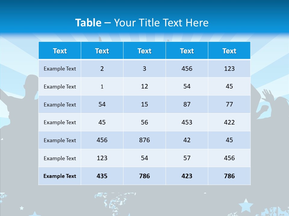 Crowd Man Roll PowerPoint Template