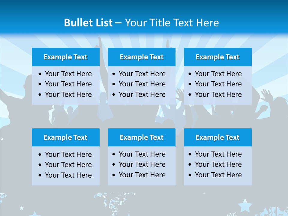 Crowd Man Roll PowerPoint Template