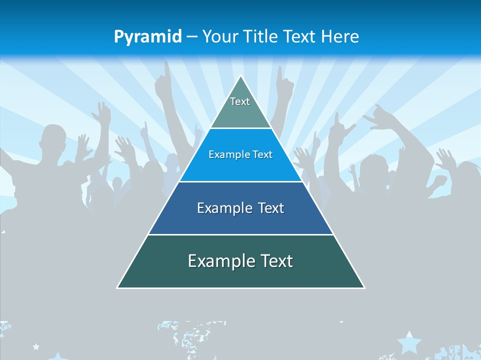 Crowd Man Roll PowerPoint Template
