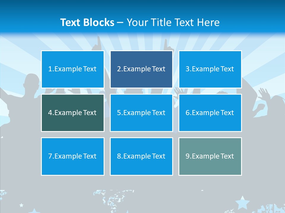 Crowd Man Roll PowerPoint Template