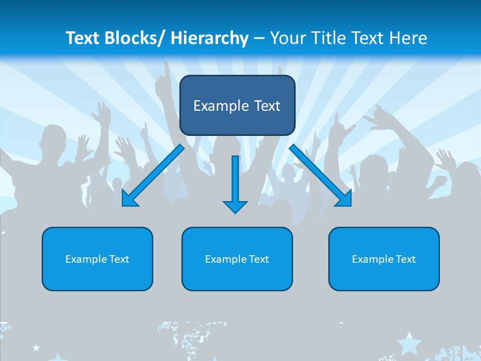 Crowd Man Roll PowerPoint Template