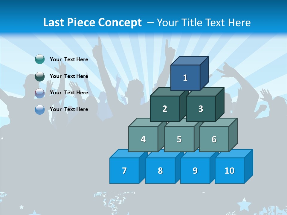 Crowd Man Roll PowerPoint Template
