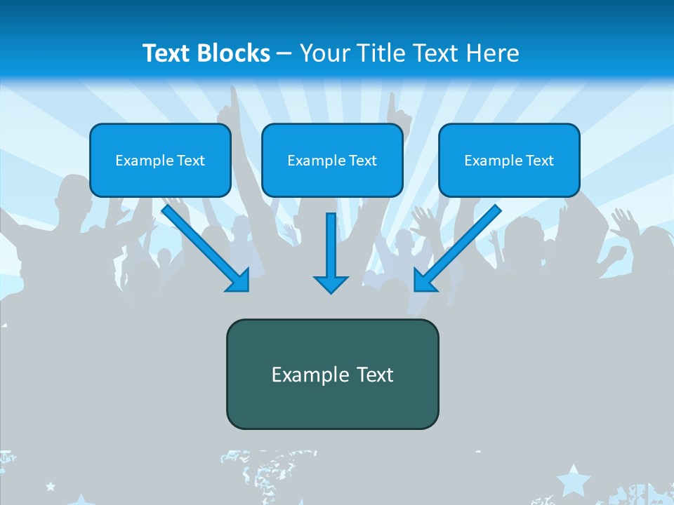 Crowd Man Roll PowerPoint Template