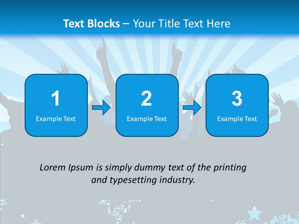 Crowd Man Roll PowerPoint Template