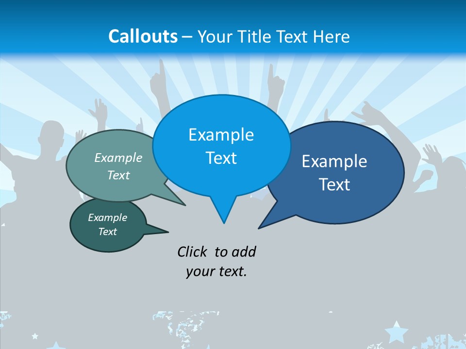 Crowd Man Roll PowerPoint Template