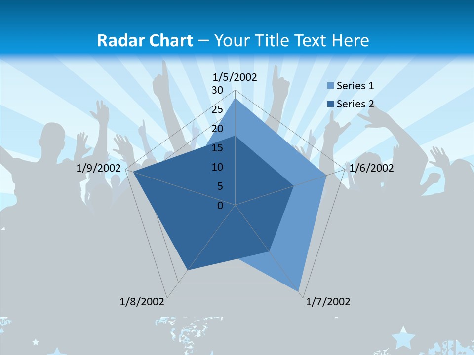 Crowd Man Roll PowerPoint Template
