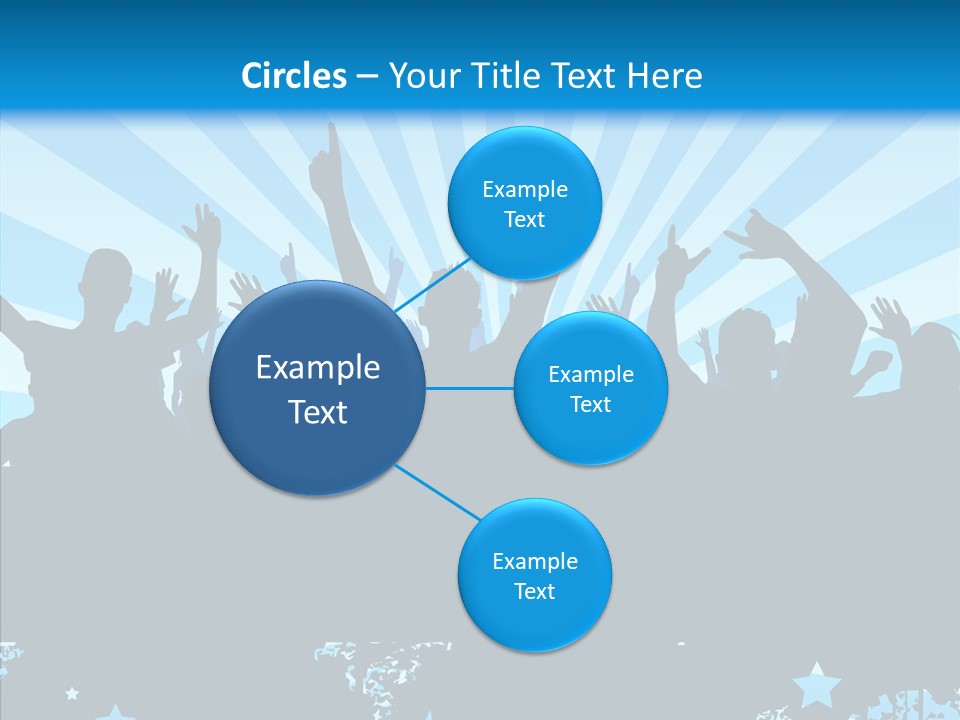 Crowd Man Roll PowerPoint Template