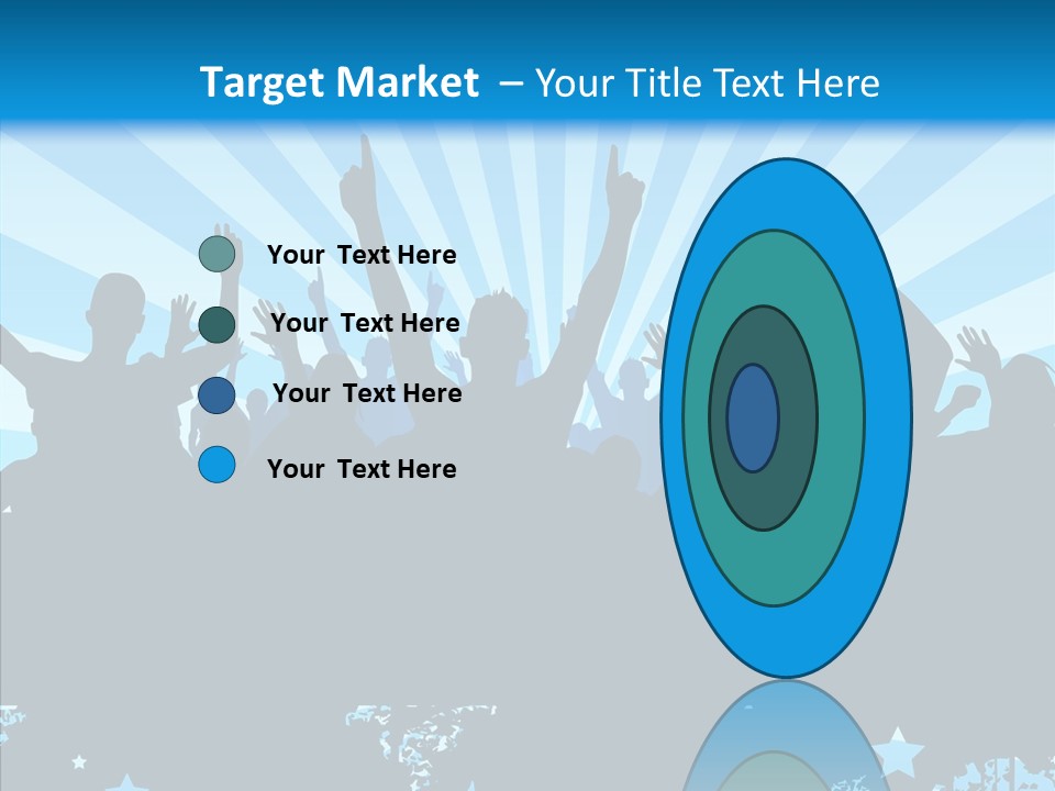 Crowd Man Roll PowerPoint Template