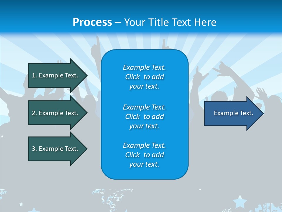 Crowd Man Roll PowerPoint Template
