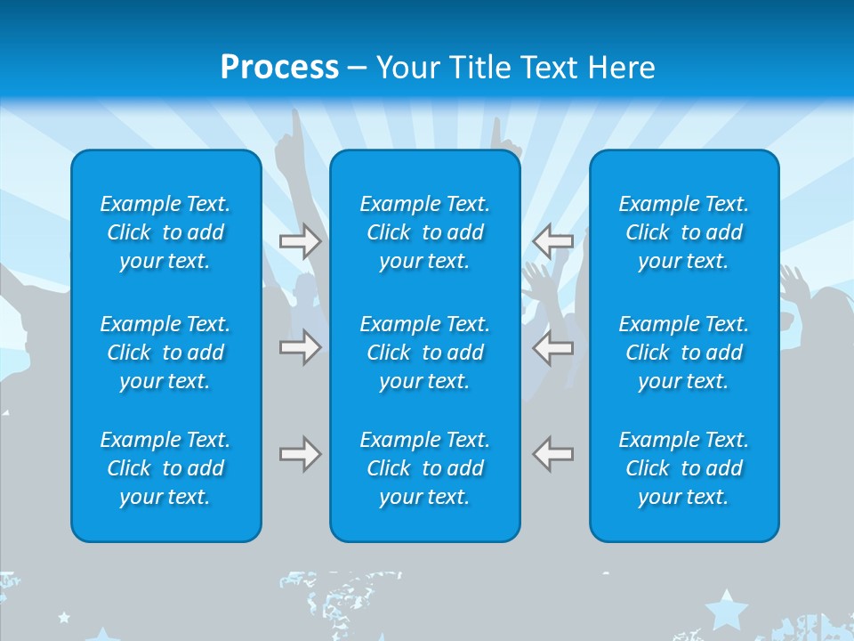Crowd Man Roll PowerPoint Template