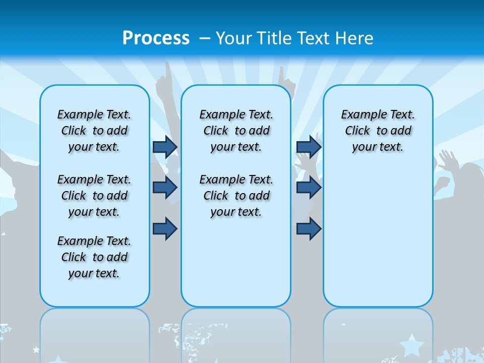 Crowd Man Roll PowerPoint Template