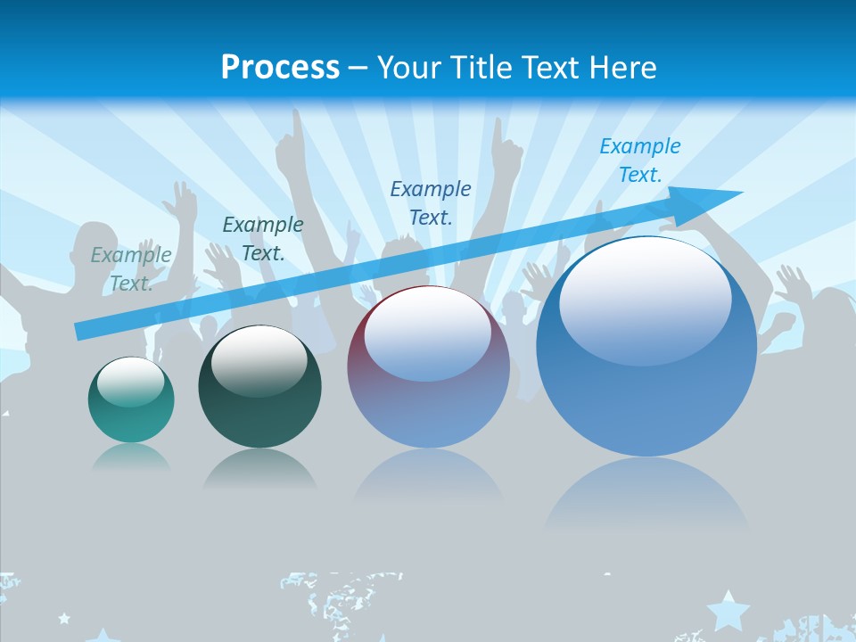 Crowd Man Roll PowerPoint Template