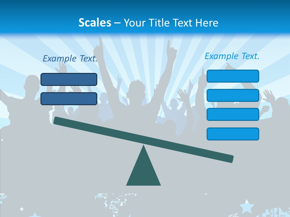 Crowd Man Roll PowerPoint Template