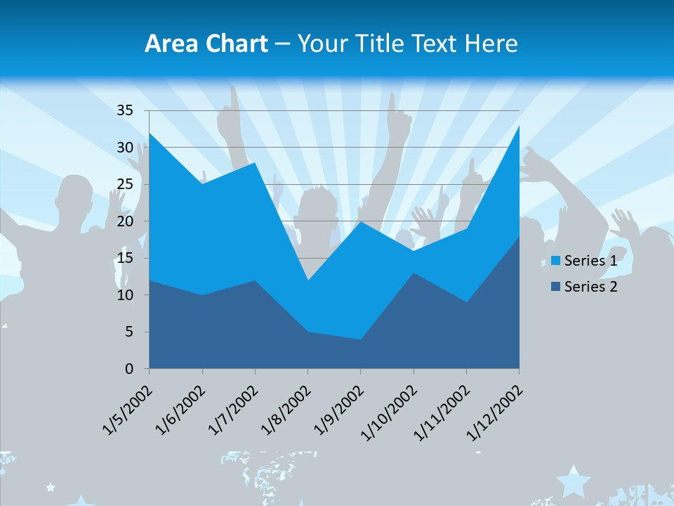 Crowd Man Roll PowerPoint Template