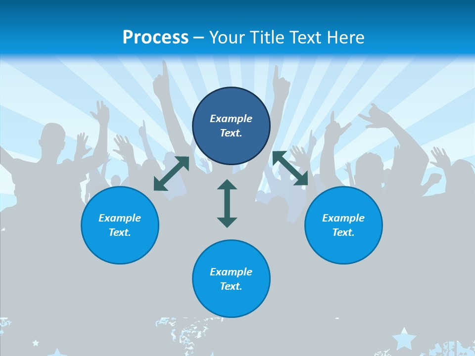 Crowd Man Roll PowerPoint Template