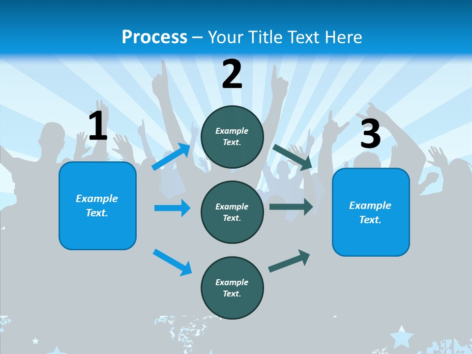 Crowd Man Roll PowerPoint Template