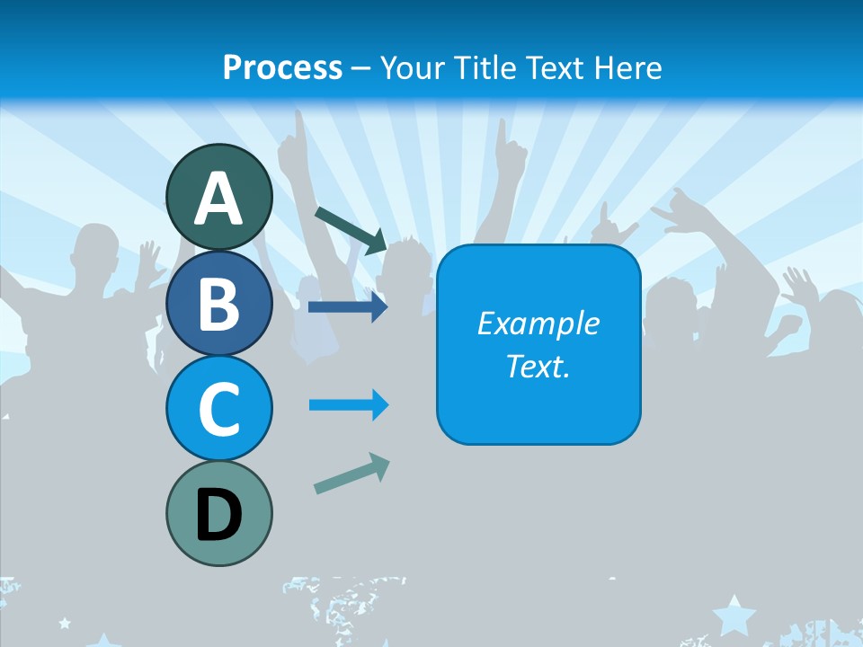 Crowd Man Roll PowerPoint Template