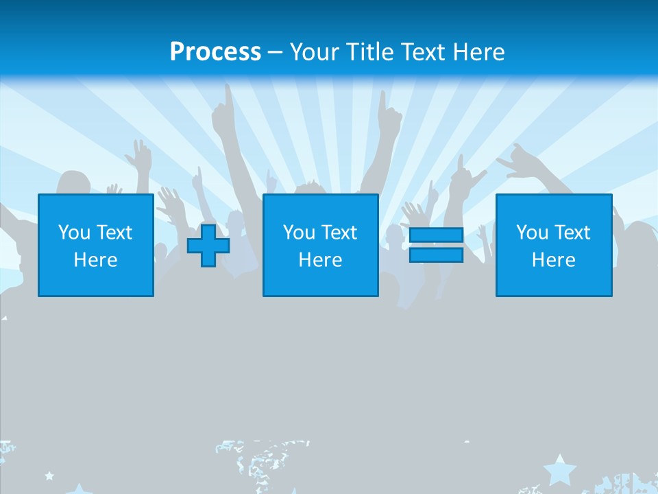 Crowd Man Roll PowerPoint Template
