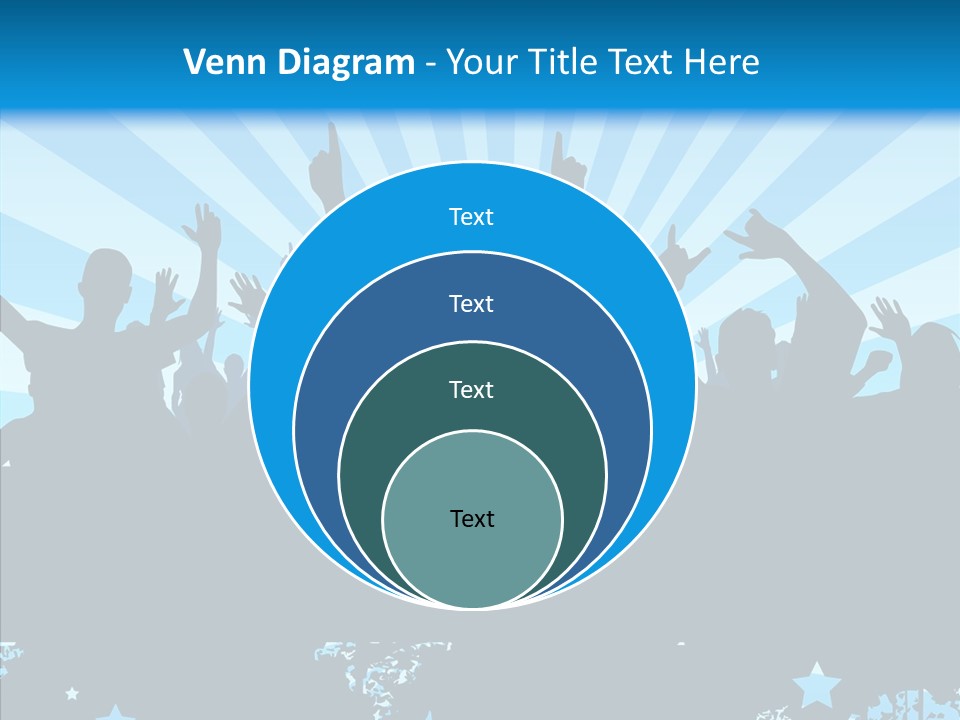Crowd Man Roll PowerPoint Template