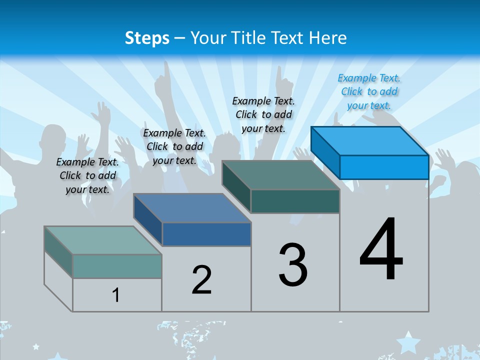 Crowd Man Roll PowerPoint Template