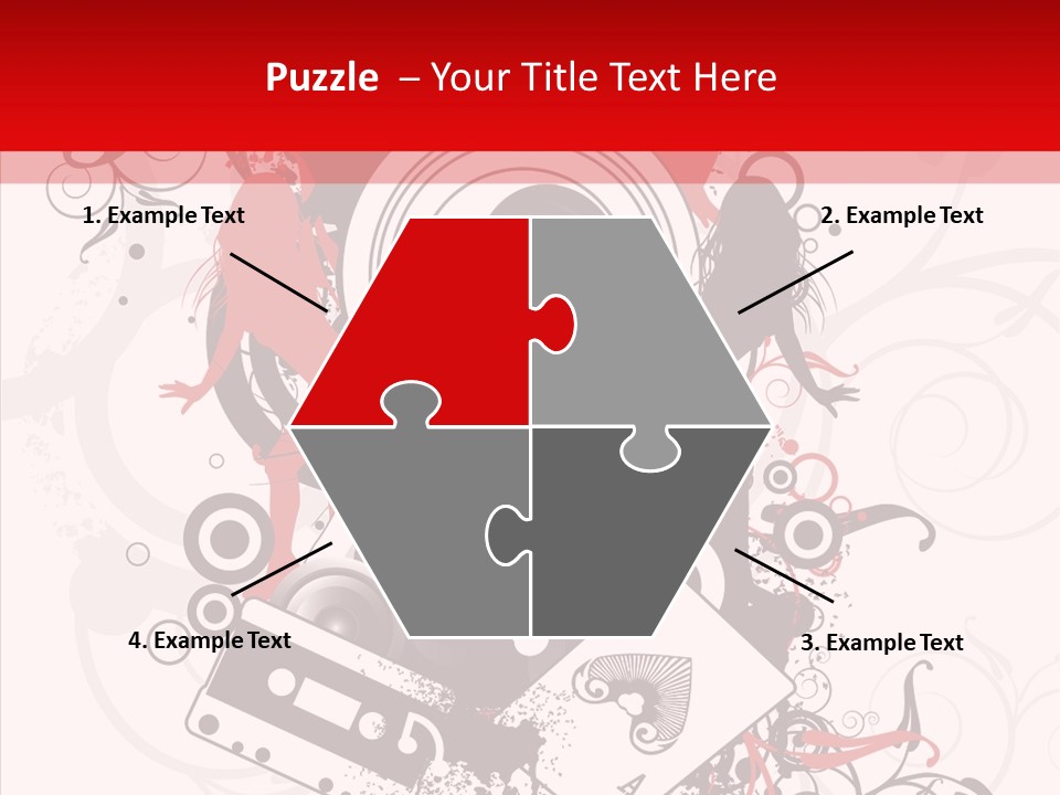 Glamors Active Black PowerPoint Template