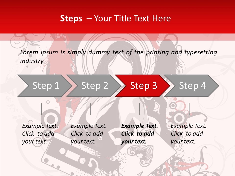Glamors Active Black PowerPoint Template