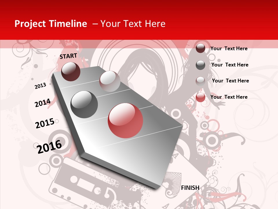 Glamors Active Black PowerPoint Template