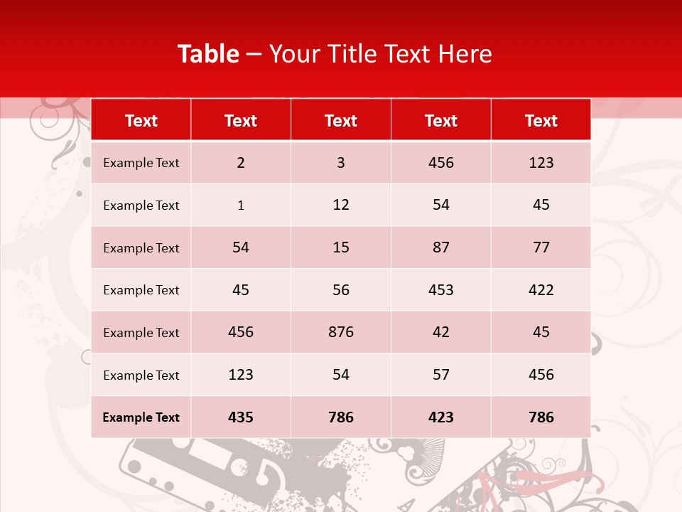 Glamors Active Black PowerPoint Template