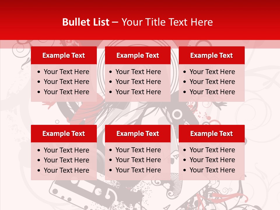 Glamors Active Black PowerPoint Template