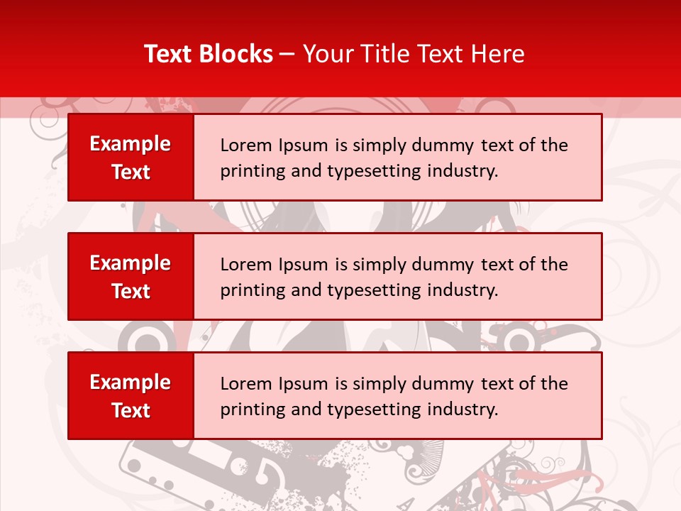 Glamors Active Black PowerPoint Template