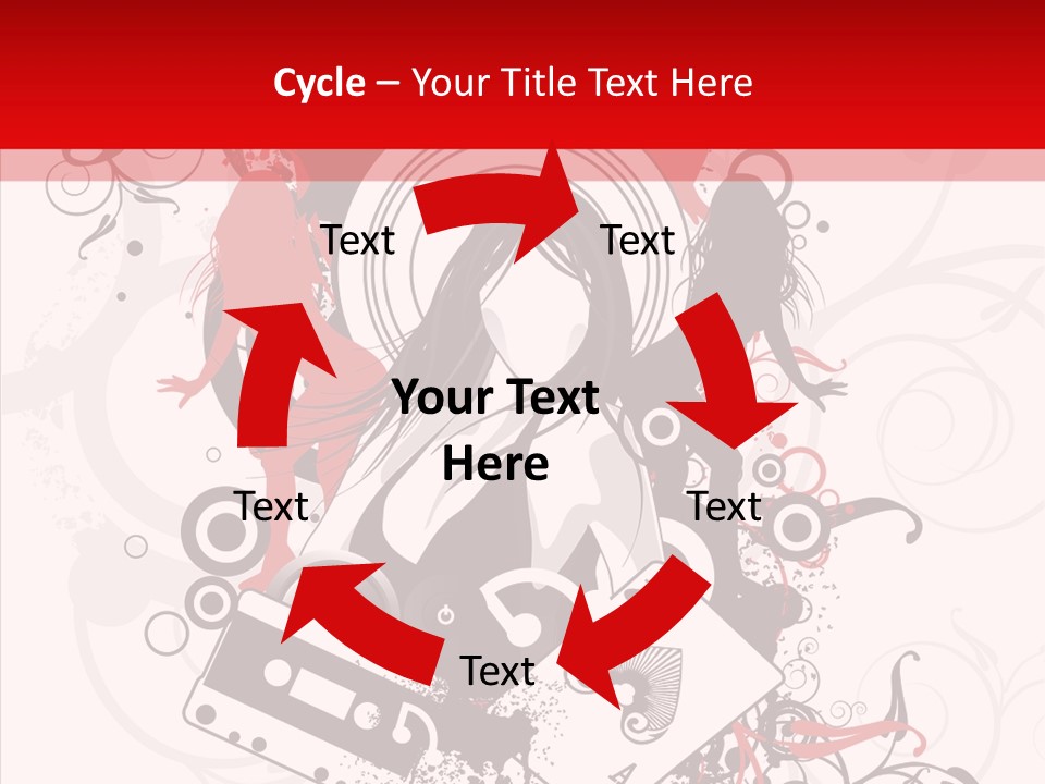 Glamors Active Black PowerPoint Template
