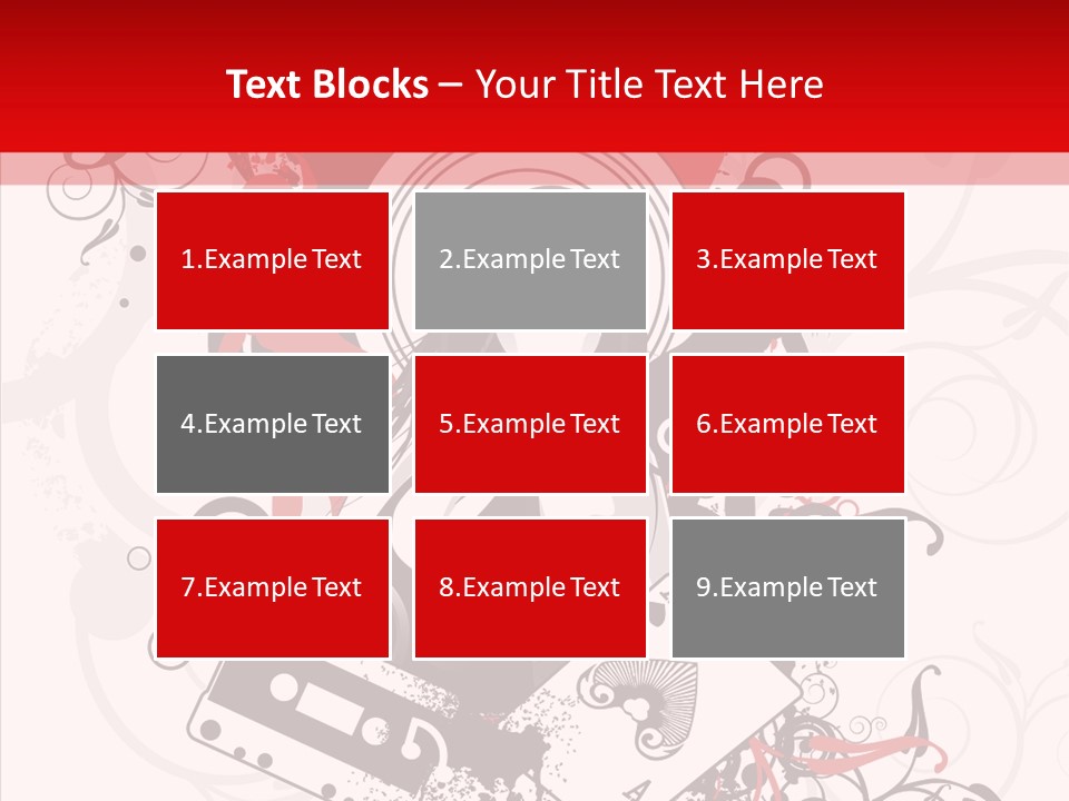 Glamors Active Black PowerPoint Template