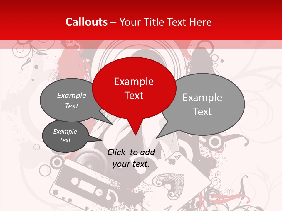Glamors Active Black PowerPoint Template