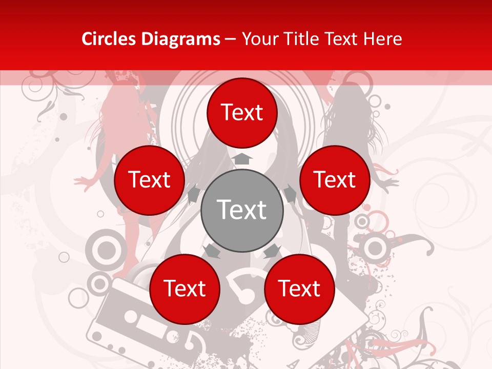 Glamors Active Black PowerPoint Template