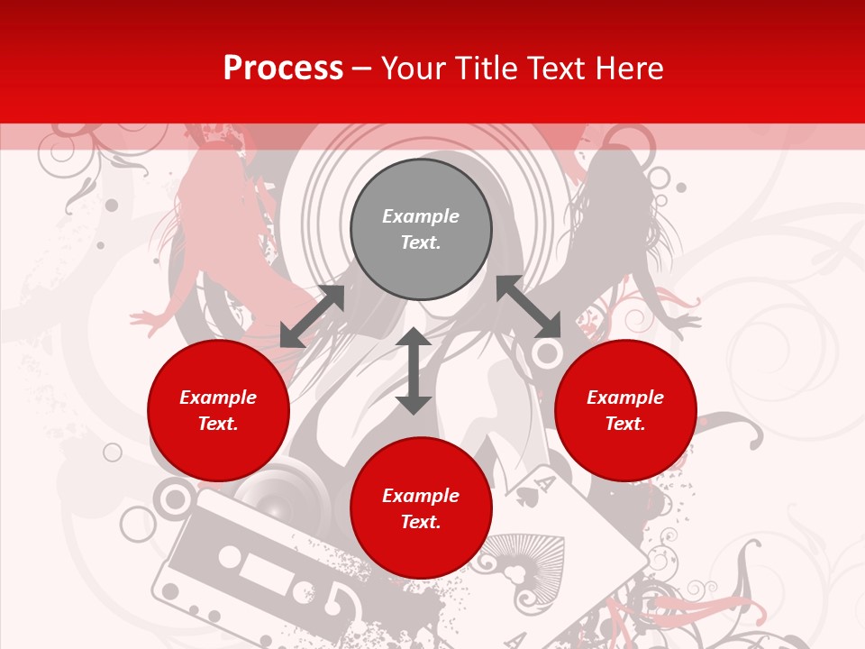 Glamors Active Black PowerPoint Template