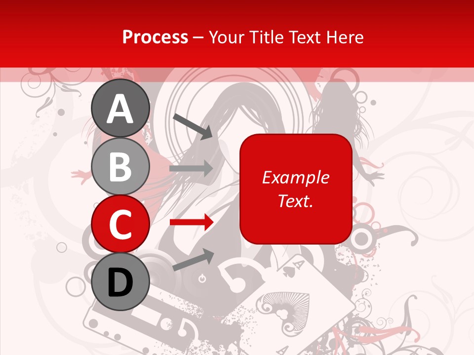 Glamors Active Black PowerPoint Template