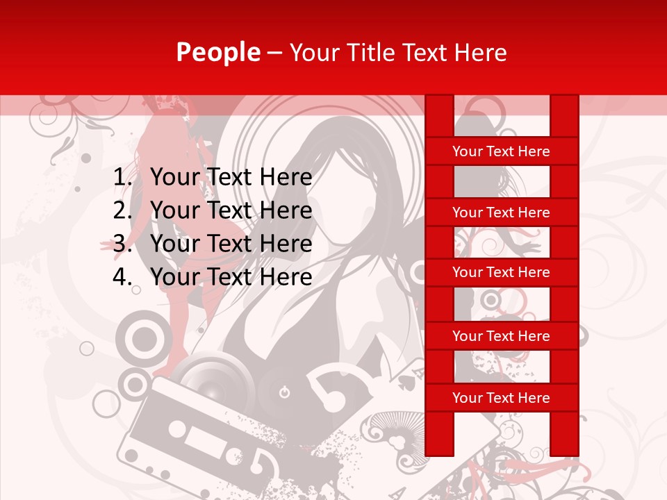 Glamors Active Black PowerPoint Template