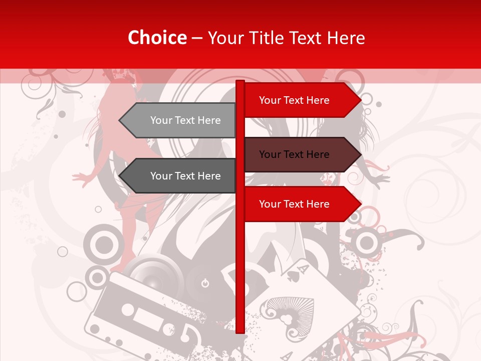 Glamors Active Black PowerPoint Template
